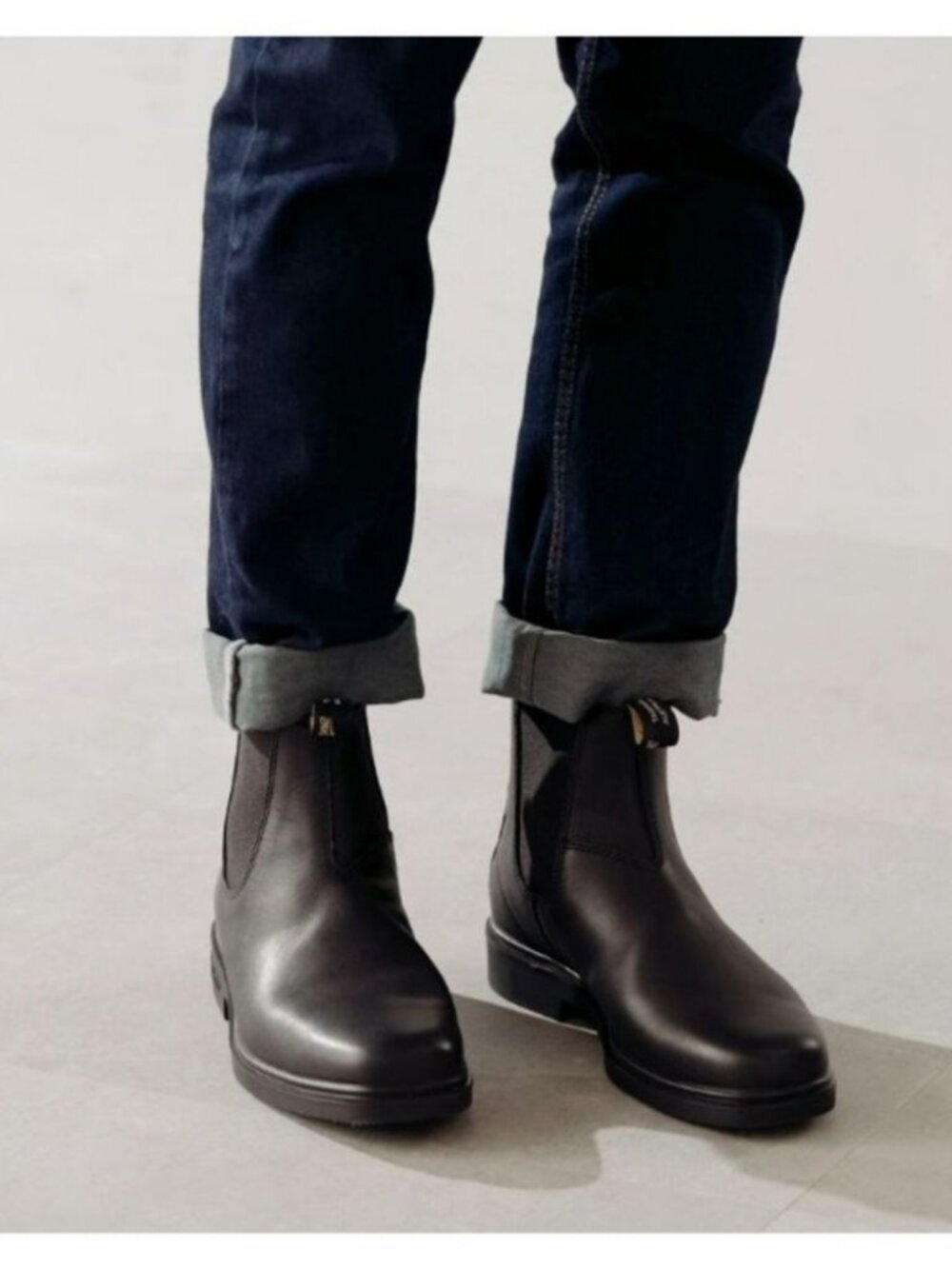 Blundstone 068 Dress Black Boots Size US 8 Premium Leather